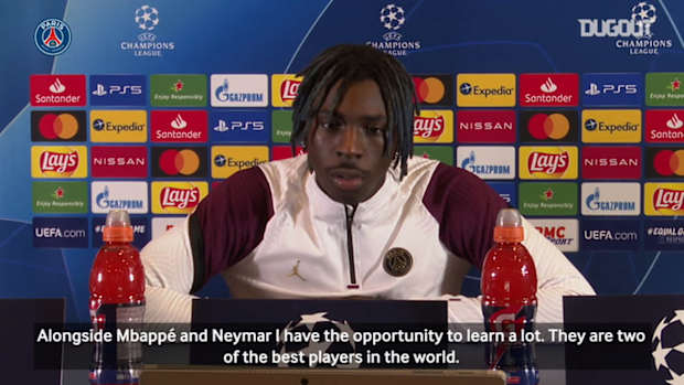 Moise Kean: ' Alongside Mbappé and Neymar I have the opportunity to learn a lot.'